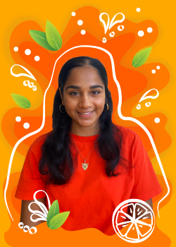 Profil image with graphics