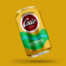 Mockup dåse af Cocio LactoFree version